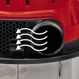 EINHELL TE-VC 2340 SACL nat- en droogzuiger Bourgondisch rood/roestvrij staal