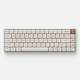 Iqunix Magi65 Ochre White RGB mechanisch gaming toetsenbord Wit, US lay-out (QWERTY), IQUNIX Gold Red, 65%, RGB leds, 65%, Hot-swappable, PBT, 2.4GHz | Bluetooth 5.1 | USB-C