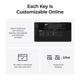 Keychron Q3 HE 8K Magnetic Switch Keyboard Wit, US lay-out (QWERTY), Keychron Ultra-Fast Lime, 80% (TKL)	, RGB, Hot swap, 8K