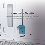 Montech X5 midi tower behuizing Wit | 2x USB-A | 1x USB-C | Tempered Glass