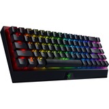 Razer BlackWidow V3 Mini HyperSpeed, gaming toetsenbord Zwart, US lay-out, Razer Yellow, RGB leds, 65%, ABS Double Shot