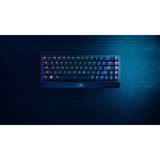 Razer BlackWidow V3 Mini HyperSpeed, gaming toetsenbord Zwart, US lay-out, Razer Yellow, RGB leds, 65%, ABS Double Shot