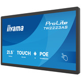 iiyama ProLite TW2223AS-B3P 21.5" Public Display Zwart, Touch, USB, Audio, LAN, WiFi, Bluetooth, Android