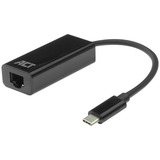 ACT Connectivity USB-C Gigabit Netwerkadapter Zwart