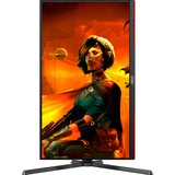 AOC U27G3X/BK 27" 4K UHD gaming monitor Zwart/rood, 2x HDMI, 2x DisplayPort, 160 Hz