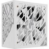 ASUS ROG STRIX Platinum White Edition modulaire 1000 watt voeding  Wit, 1x 12V-2x6, 4x PCIe