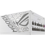 ASUS ROG STRIX Platinum White Edition modulaire 1000 watt voeding  Wit, 1x 12V-2x6, 4x PCIe