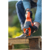 BLACK+DECKER BLCR78N-XJ 18V Reciprozaag Zwart/oranje, Accu en oplader niet inbegrepen