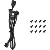 DeepCool FL12R RGB case fans Zwart, 3 stuks, 120 x 120 x 25 mm, PWM