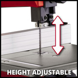 EINHELL Lintzaag TC-SB 200/1 bandzaag Rood/zwart