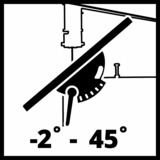 EINHELL Lintzaag TC-SB 200/1 bandzaag Rood/zwart