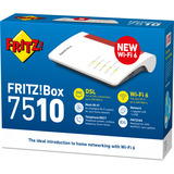 FRITZ! Box 7510 Edition International router Rood