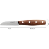 Fiskars Norr schilmes 7 cm bruin/roestvrij staal, Duits rvs | FSC-gecertificeerde handgreep esdoornhout