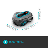 GARDENA Smart SILENO free 600 m² Robotmaaier Zwart/groen