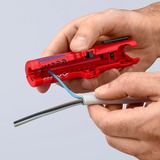 KNIPEX Universele kabelstripper 1685125SB kabelstrip- /ontmantelingsgereedschap Rood/blauw