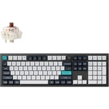 Keychron Q6 Max-M3 RGB mechanisch toetsenbord Zwart, US lay-out (QWERTY), Gateron Jupiter Brown, 100%, RGB leds, KSA double-shot PBT, hot swap, Knob, 2.4GHz | Bluetooth 5.1 | USB-C