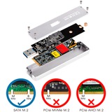 SilverStone SST-MS09C externe behuizing Donkergrijs, B-Key, USB 3.1