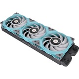 Thermaltake Toughfan 12 Turquoise High Static Pressure Radiator fan 120x120x25mm case fan Turquoise, 4-pin PWM aansluiting