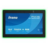 iiyama ProLite TW1625LASC-B3PNR 15.6" Public Display Zwart (mat), 2x USB-A, USB-C, Wi-Fi 6, BT, RJ-45