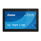 iiyama TW1625LASC-B3PNR 15.6" touchscreen monitor Zwart (mat), Audio, USB, LAN, Wifi, Touchscreen, Webcam, Android
