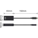 ACT Connectivity USB-C naar HDMI female adapter Zwart
