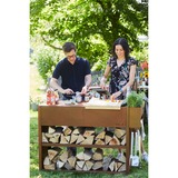 Barbecook Nestor Buddy uit cortenstaal tafel 