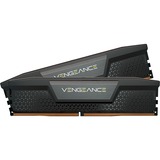 Corsair 64 GB DDR5-6000 Kit werkgeheugen Zwart, CMK64GX5M2B6000C30, Vengeance, XMP 3.0