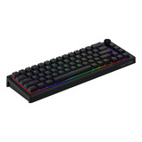 Hator Skyfall Wired, gaming toetsenbord Zwart, US lay-out, HATOR Aurum Sterling, 65%, RGB, Double shot ABS, Hot-swap