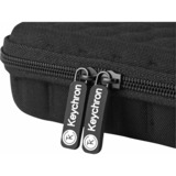 Keychron Q10/Q5/V5 aluminum frame Keyboard Carrying Case tas Zwart