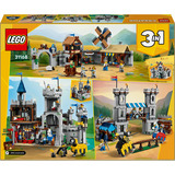 LEGO Creator 3-in-1 - Middeleeuws kasteel met ridders te paard Constructiespeelgoed 31168