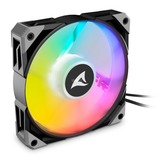 Sharkoon Rebel F50 PWM RGB case fan Zwart, 120 x 120 x 25 mm