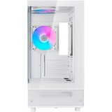 SilverStone  mini tower behuizing Wit | 2x USB-A | 1x USB-C | RGB | Window