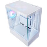 SilverStone  mini tower behuizing Wit | 2x USB-A | 1x USB-C | RGB | Window