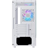 SilverStone  mini tower behuizing Wit | 2x USB-A | 1x USB-C | RGB | Window