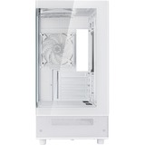 SilverStone  mini tower behuizing Wit | 2x USB-A | 1x USB-C | RGB | Window