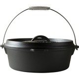 The Windmill Dutch Oven 6 Qt zonder pootjes kookpan Zwart, Ø 31,5 cm | 5.9 liter