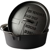 The Windmill Dutch Oven 6 Qt zonder pootjes kookpan Zwart, Ø 31,5 cm | 5.9 liter