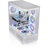 Thermaltake View 370 TG ARGB Snow midi tower behuizing Wit | 2x USB-A | 1x USB-C | RGB | Tempered Glass