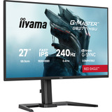 iiyama G-Master Red Eagle GB2771HSU-B1 27" gaming monitor Zwart, 240Hz, HDMI, DisplayPort, Audio, USB-C, NVIDIA G-Sync