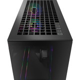 ARCTIC Xtender VG (Black) midi tower behuizing Zwart (mat) | 2x USB-A | 1x USB-C | RGB | Tempered Glass