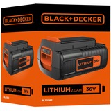 BLACK+DECKER Accu BL20362 oplaadbare batterij Zwart/oranje, 36V, 2Ah