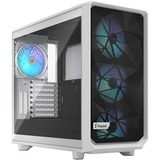 Fractal Design Meshify 2 RGB White TG Clear Tint midi tower behuizing Wit | 3x USB-A | Window