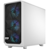 Fractal Design Meshify 2 RGB White TG Clear Tint midi tower behuizing Wit | 3x USB-A | Window