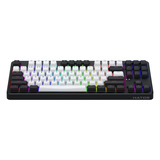 Hator Rockfall 3 TKL Wireless RGB mechanisch gaming toetsenbord Zwart, US lay-out (QWERTY), 80% (TKL)	, RGB, PBT keycaps, Hotswap, 2.4 GHz / Bluetooth / USB-C