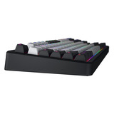 Hator Rockfall 3 TKL Wireless RGB mechanisch gaming toetsenbord Zwart, US lay-out (QWERTY), 80% (TKL)	, RGB, PBT keycaps, Hotswap, 2.4 GHz / Bluetooth / USB-C