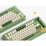 Iqunix ZX75 Camping Wireless Mechanical Keyboard Groen, US lay-out (QWERTY), Cherry MX Blue, 75%, RGB leds, Hot-swappable, Double-shot PBT, 2.4GHz | Bluetooth 5.1 | USB-C