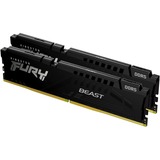 Kingston FURY Beast 32 GB DDR5-5200 (2x 16 GB) werkgeheugen Zwart, KF552C40BBK2-32, XMP 3.0