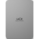LaCie Mobile Drive Secure 5 TB externe harde schijf Grijs, USB-C 3.2 (5 Gbit/s)