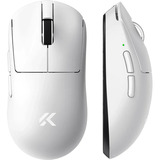 MCHOSE MCHOSE A7 V2 Pro Lightweight WL wi gaming muis Wit, 26.000 DPI, 8K, 2.4 GHz / Bluetooth / USB-C