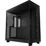 NZXT H6 Flow RGB midi tower behuizing Zwart | 2x USB-A | 1x USB-C | RGB | Tempered Glass